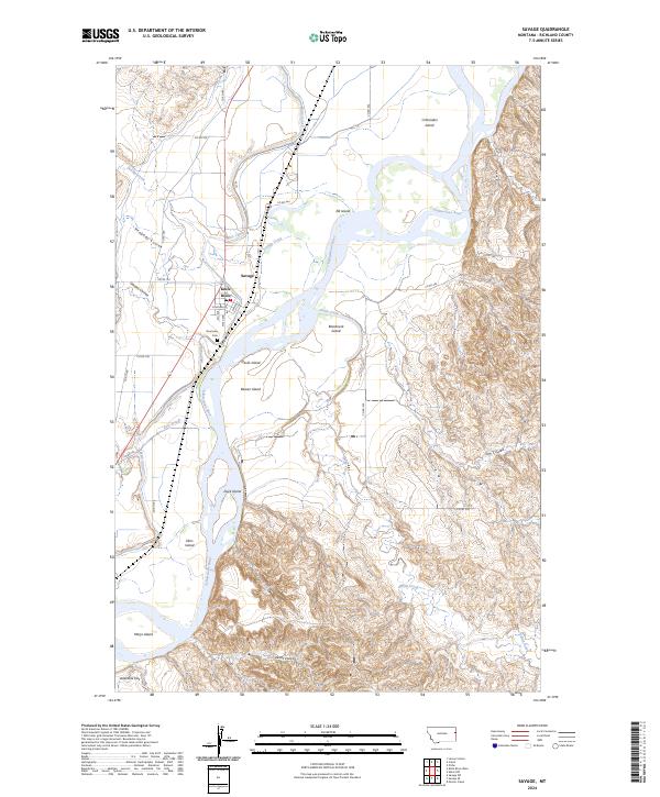 Savage topographic map thumbnail