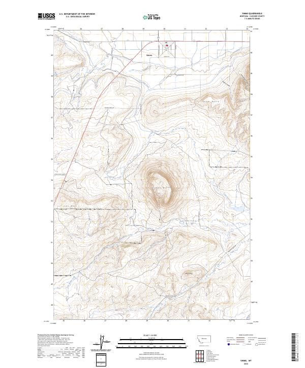 Simms topographic map thumbnail