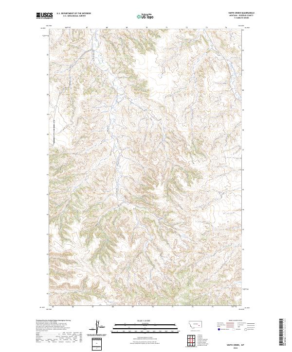 Smith Creek topographic map thumbnail