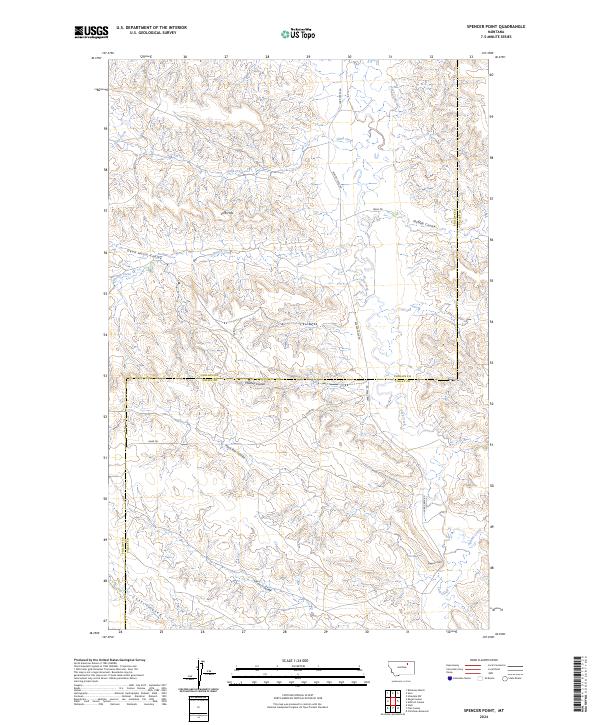 Spencer Point topographic map thumbnail