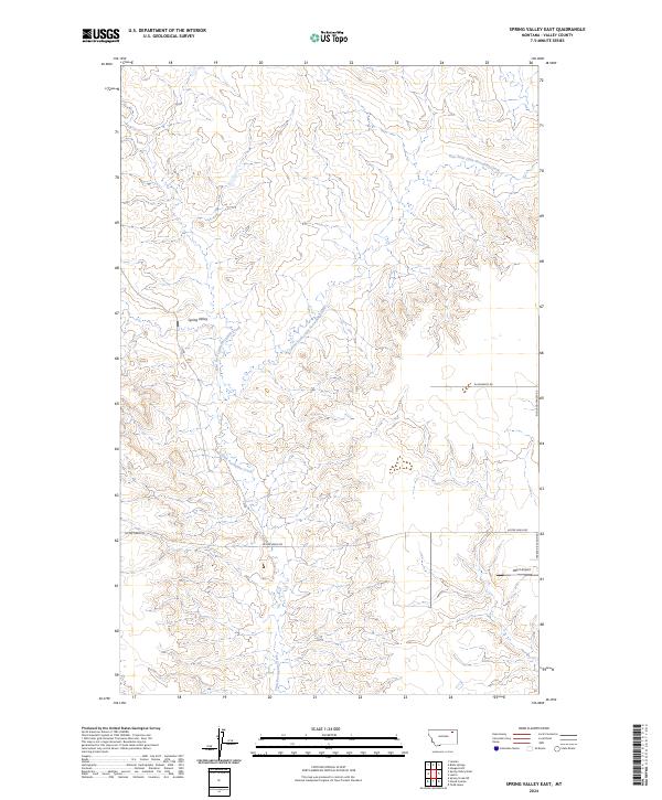 Spring Valley East topographic map thumbnail