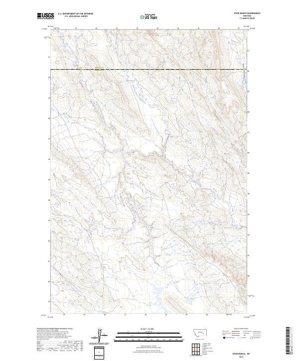 Steie Ranch 2024 topographic map thumbnail
