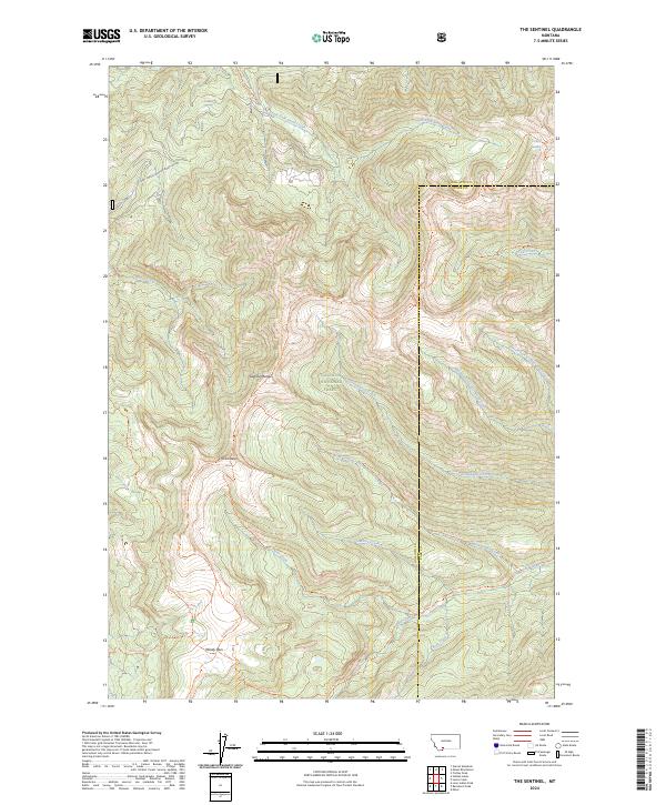 The Sentinel topographic map thumbnail