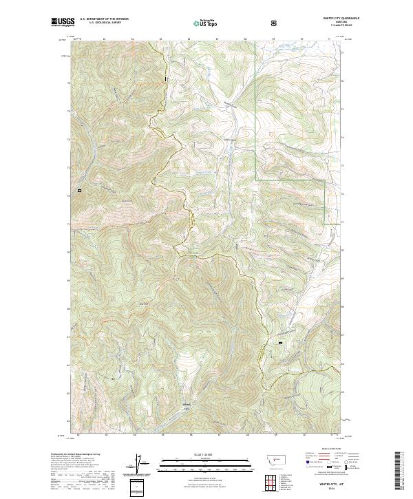 Whites City topographic map thumbnail