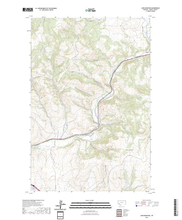 Luke Mountain 2024 topographic map thumbnail
