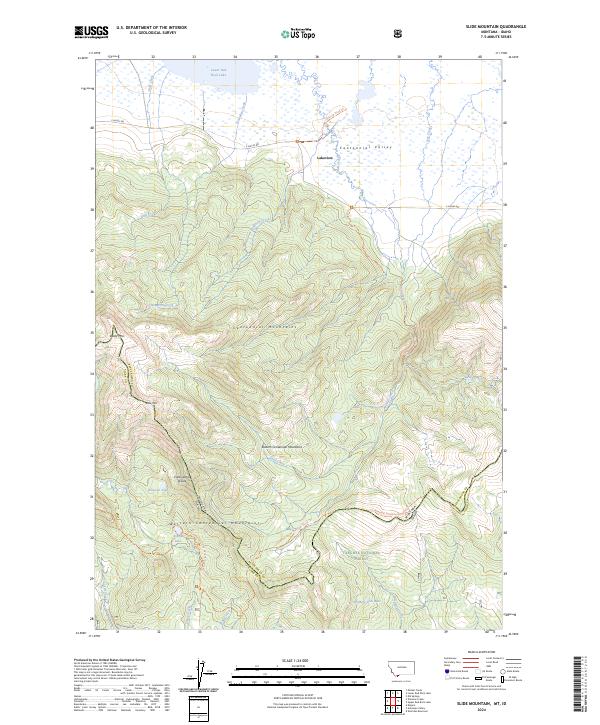 Slide Mountain 2024 topographic map thumbnail