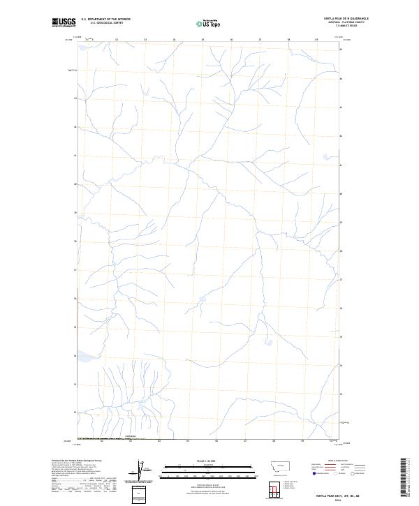 Kintla Peak OE N topographic map thumbnail