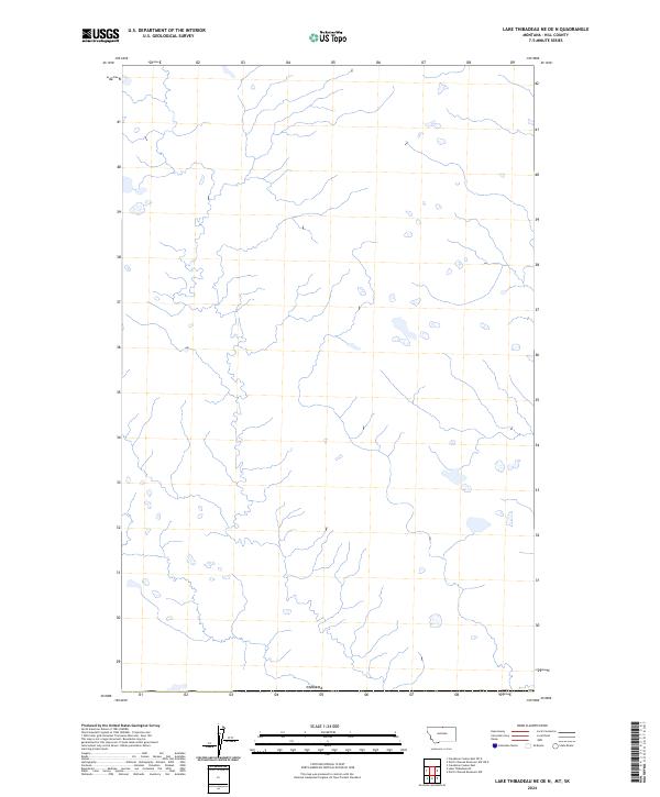 Lake Thibadeau NE OE N topographic map thumbnail