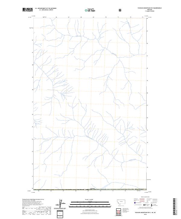 Tuchuck Mountain OE N topographic map thumbnail
