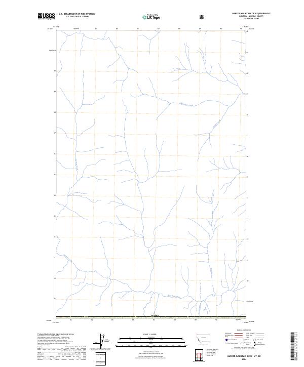 Garver Mountain OE N topographic map thumbnail