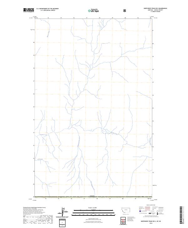 Northwest Peak OE N topographic map thumbnail