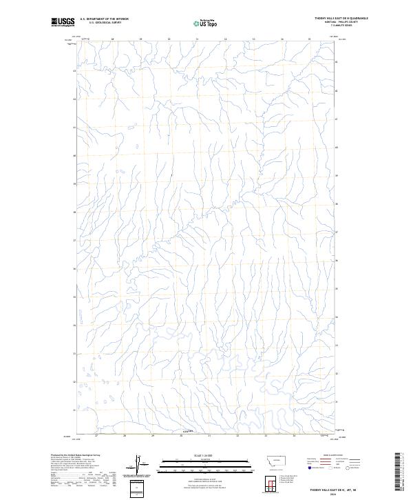 Thoeny Hills East OE N topographic map thumbnail
