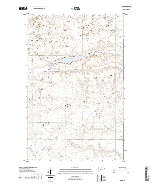 Alamo topographic map thumbnail