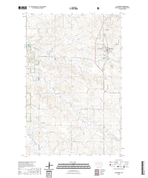 Alexander topographic map thumbnail