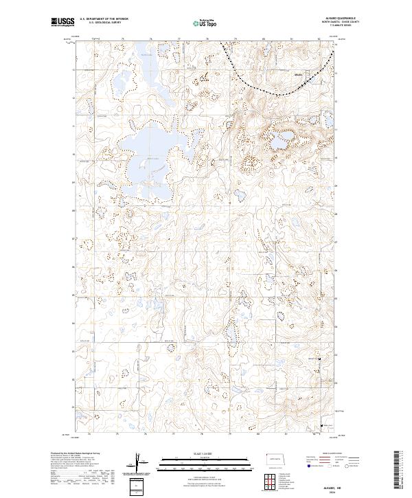 Alkabo topographic map thumbnail