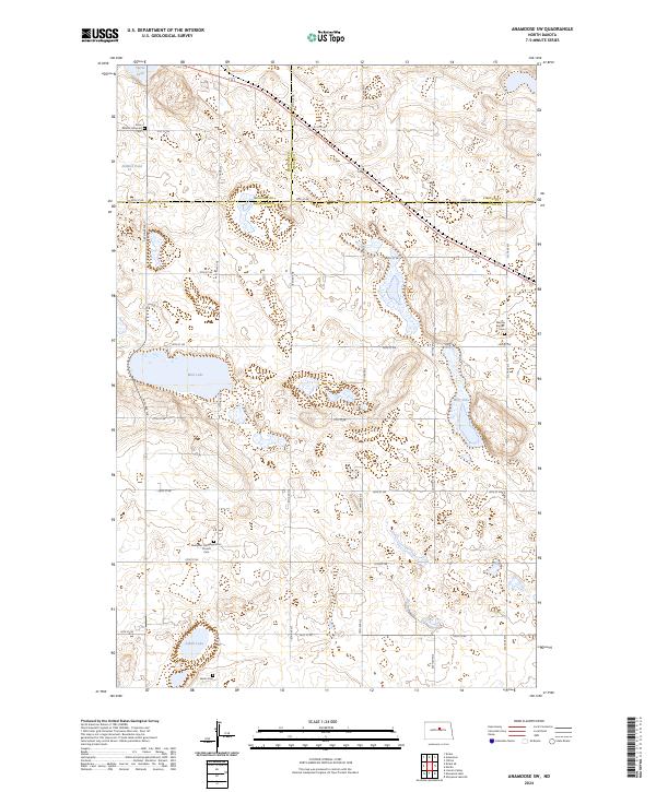 Anamoose SW topographic map thumbnail