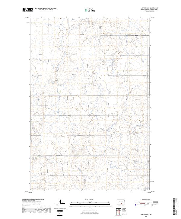 Appert Lake topographic map thumbnail