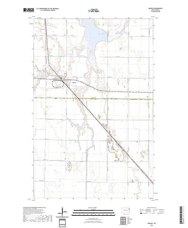 Ardoch topographic map thumbnail