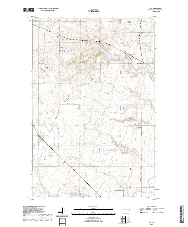 Ayr topographic map thumbnail