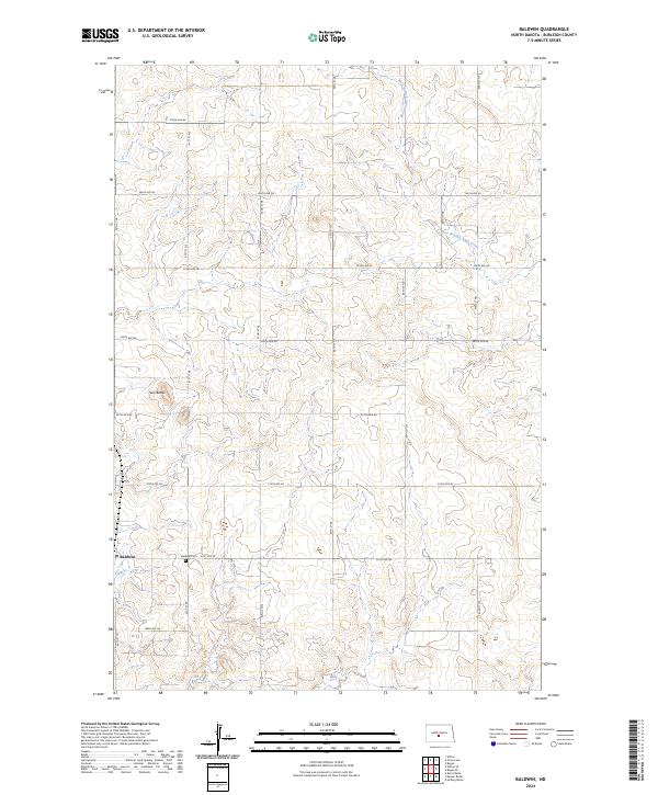 Baldwin topographic map thumbnail