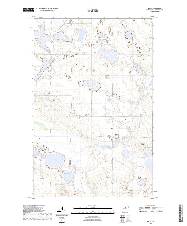 Balta topographic map thumbnail