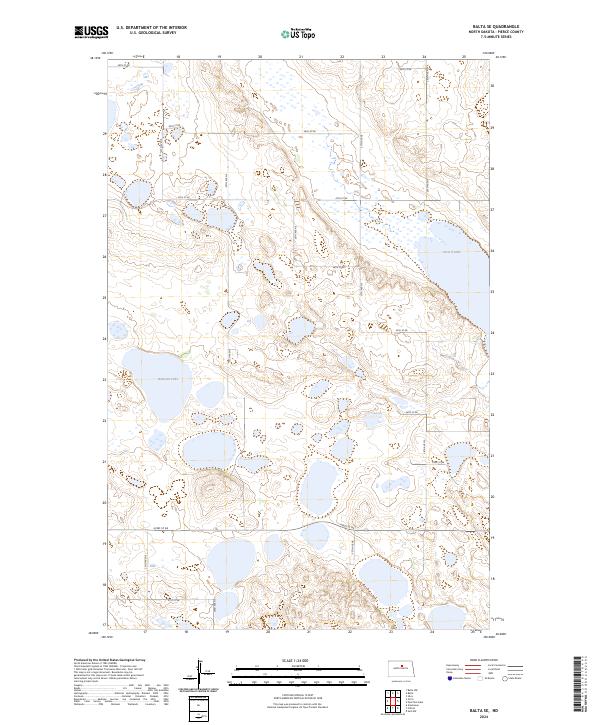 Balta SE topographic map thumbnail