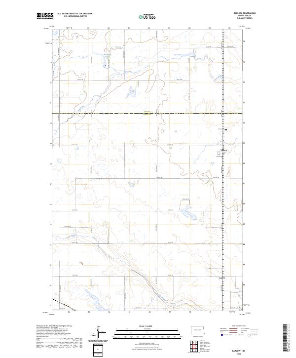 Barlow topographic map thumbnail