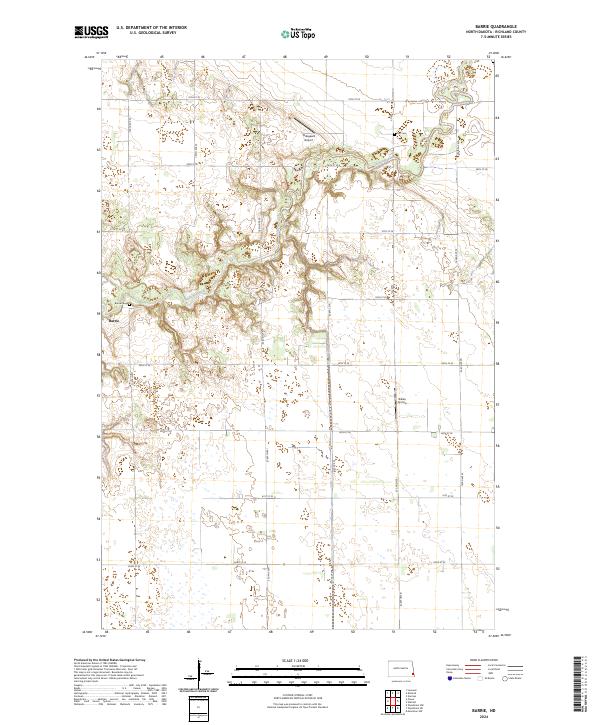 Barrie topographic map thumbnail