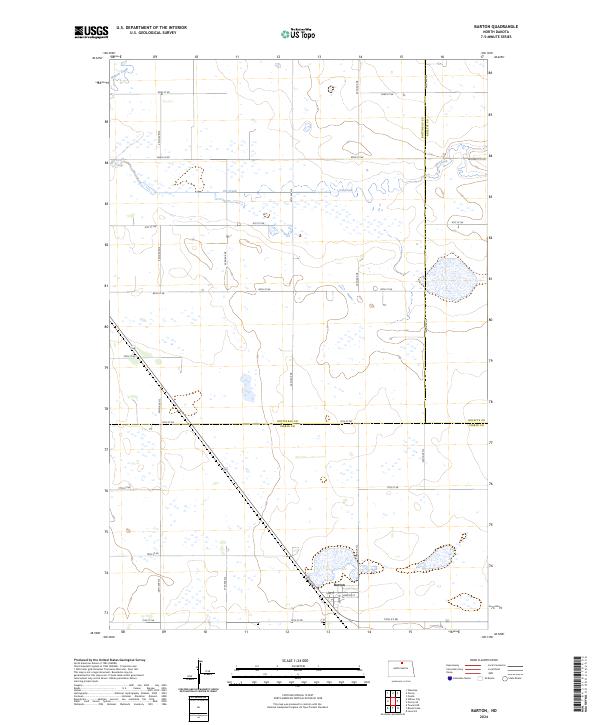 Barton topographic map thumbnail