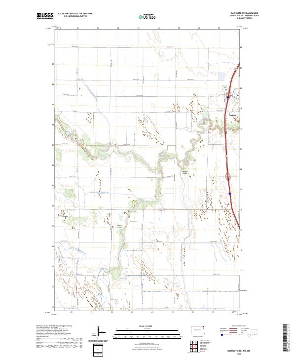 Bathgate NE topographic map thumbnail
