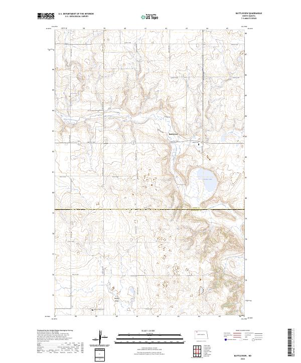 Battleview topographic map thumbnail