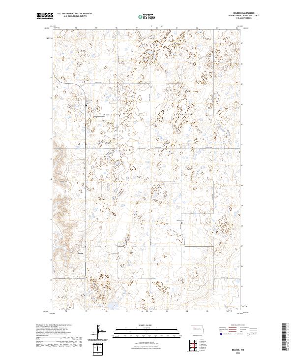 Belden topographic map thumbnail