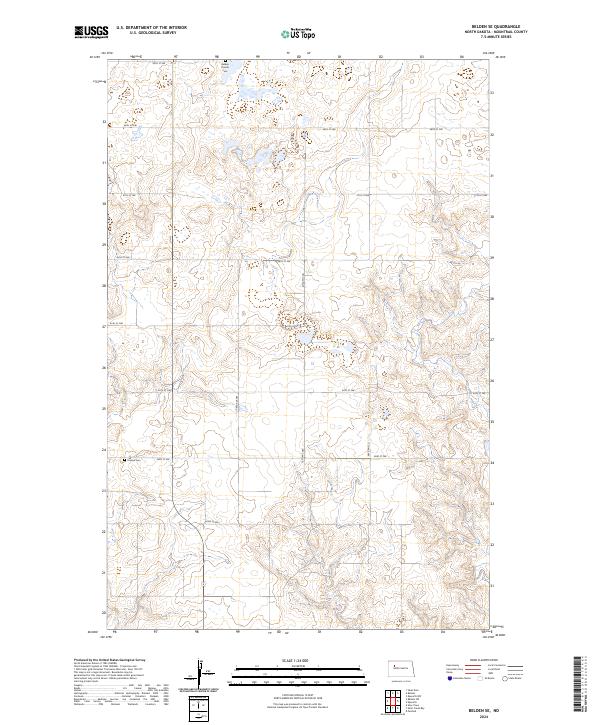 Belden SE topographic map thumbnail