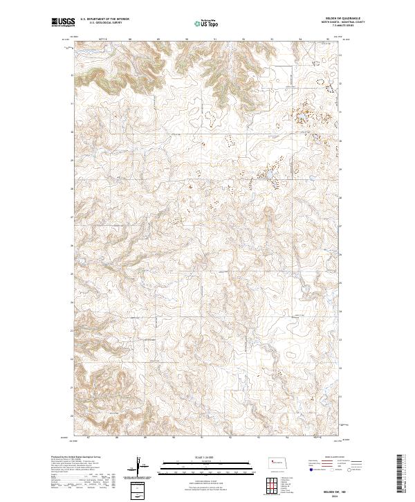 Belden SW topographic map thumbnail