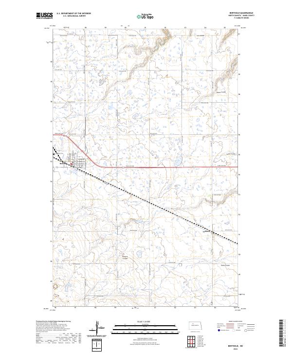 Berthold topographic map thumbnail