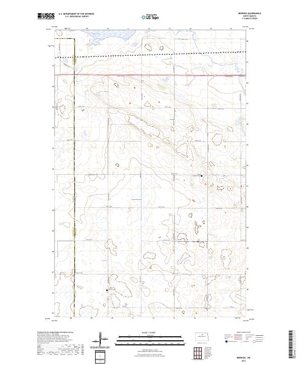 Berwick topographic map thumbnail