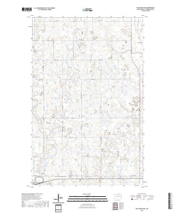 Big Coulee Dam topographic map thumbnail