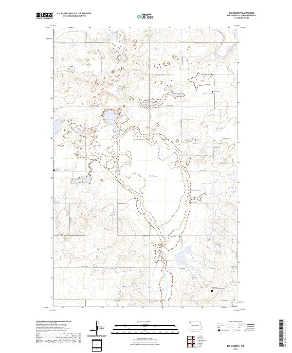 Big Meadow topographic map thumbnail