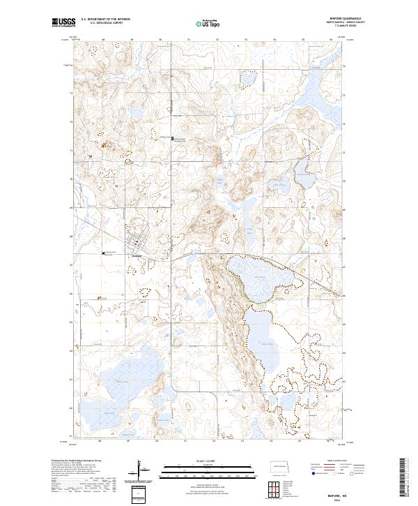 Binford topographic map thumbnail