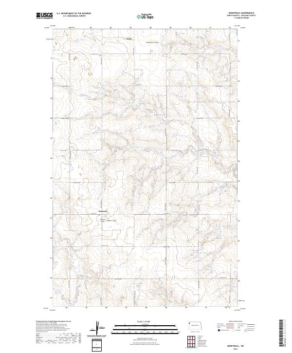 Bonetraill topographic map thumbnail