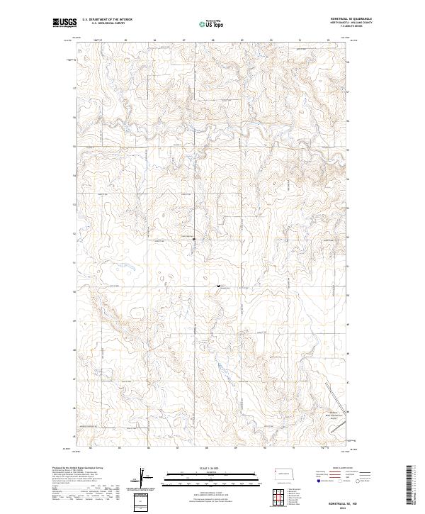 Bonetraill SE topographic map thumbnail