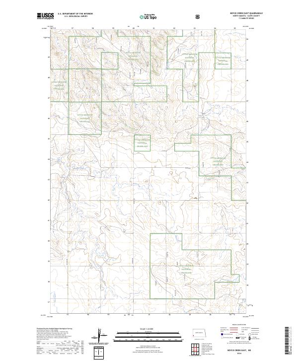 Boyce Creek East topographic map thumbnail