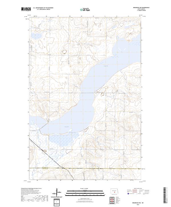 Braddock NW topographic map thumbnail