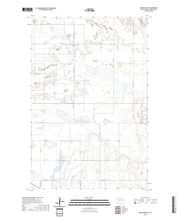 Brantford NW topographic map thumbnail