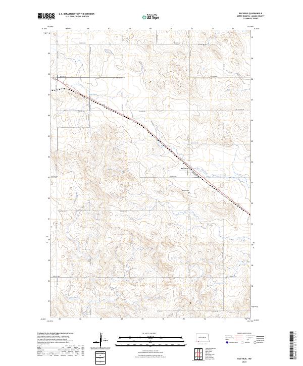 Bucyrus topographic map thumbnail