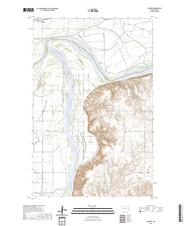 Buford topographic map thumbnail