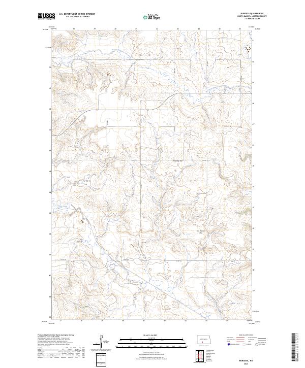 Burgess topographic map thumbnail
