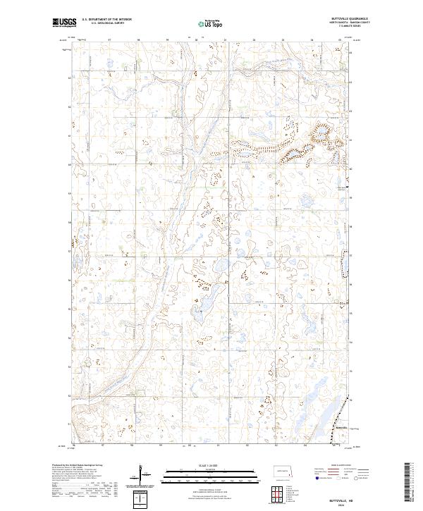 Buttzville topographic map thumbnail
