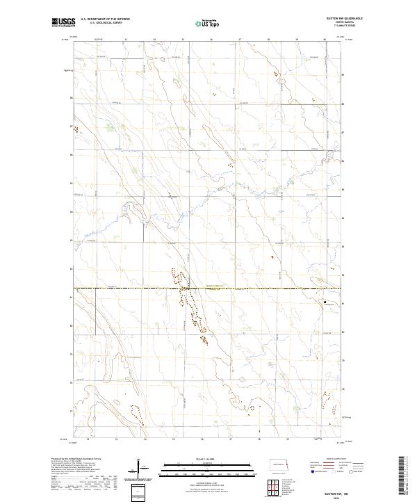 Buxton NW topographic map thumbnail