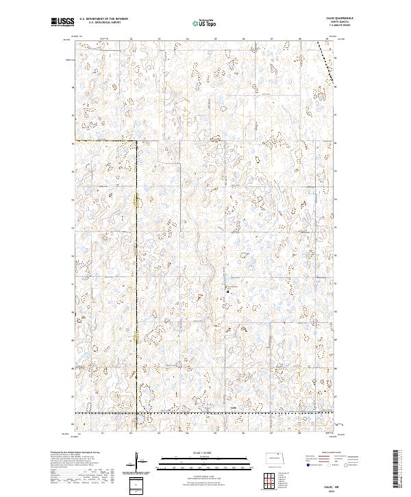 Calio topographic map thumbnail